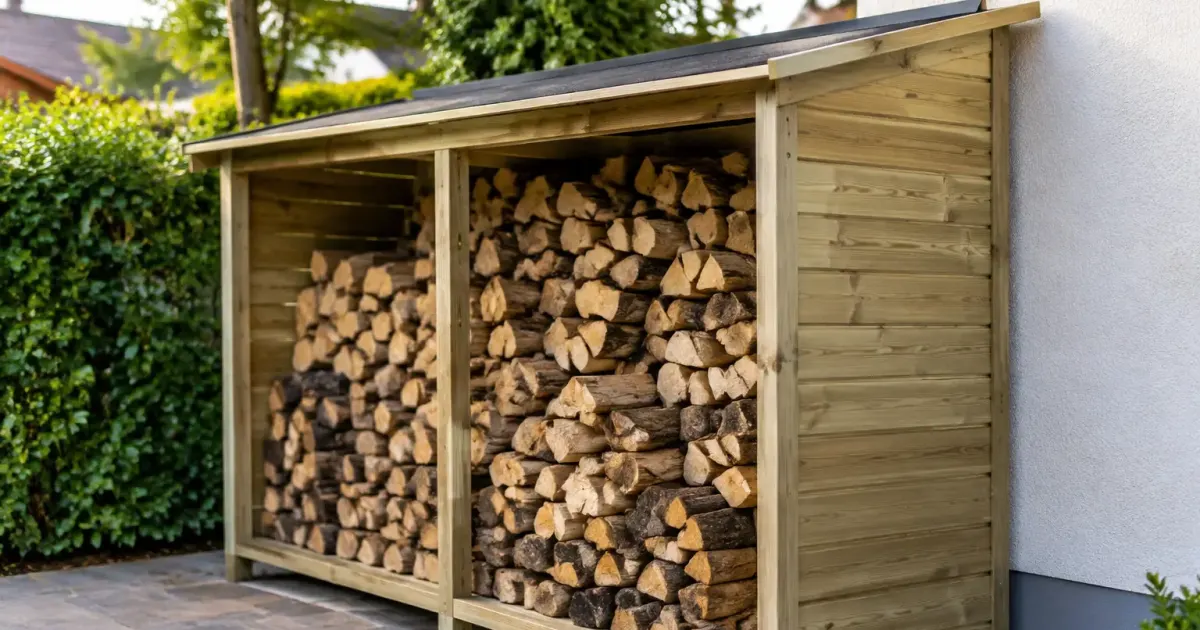 Un abri à bois Lidl monté sans scier une seule planche : le voisin en parle encore avant l’hiver